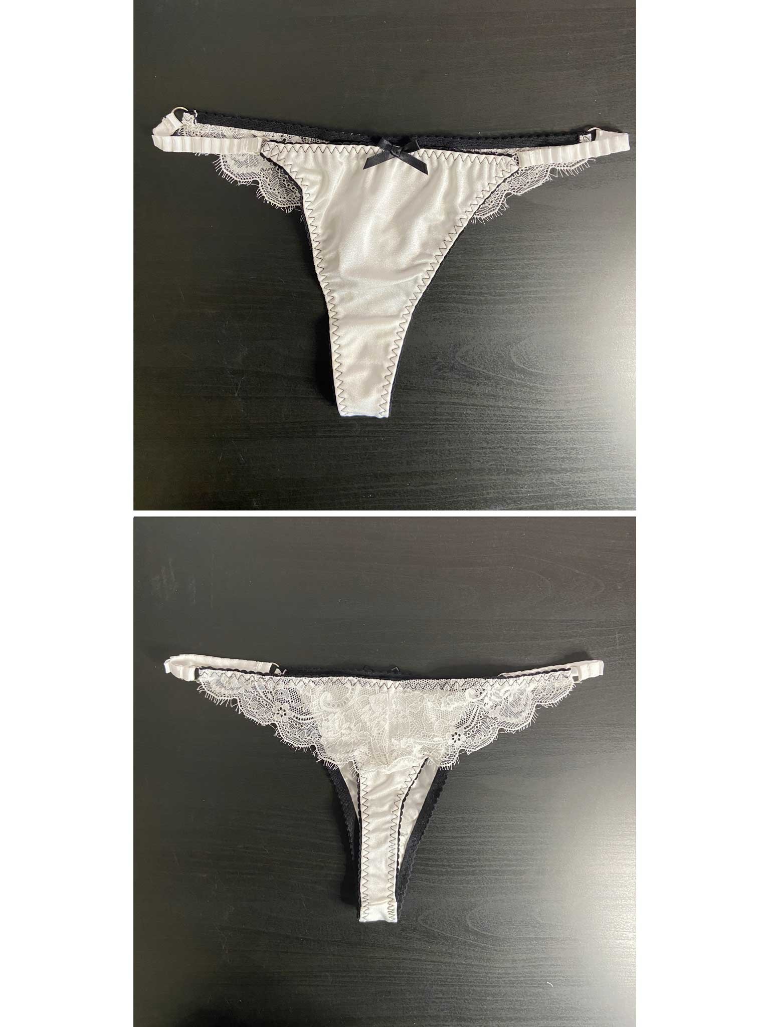 string blanc satin sale